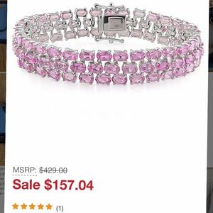 Miadora pink bracelet